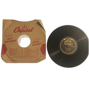Vintage Capitol Victor Vinyl Record